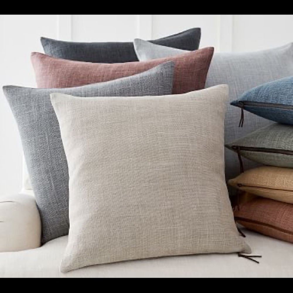 Pottery Barn Belgian Linen Pillow Covers